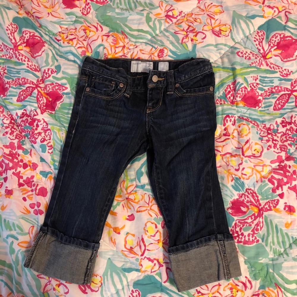Denim Capri Pants